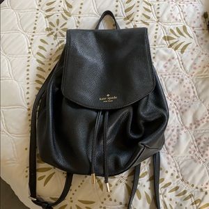Black Kate spade backpack 😍